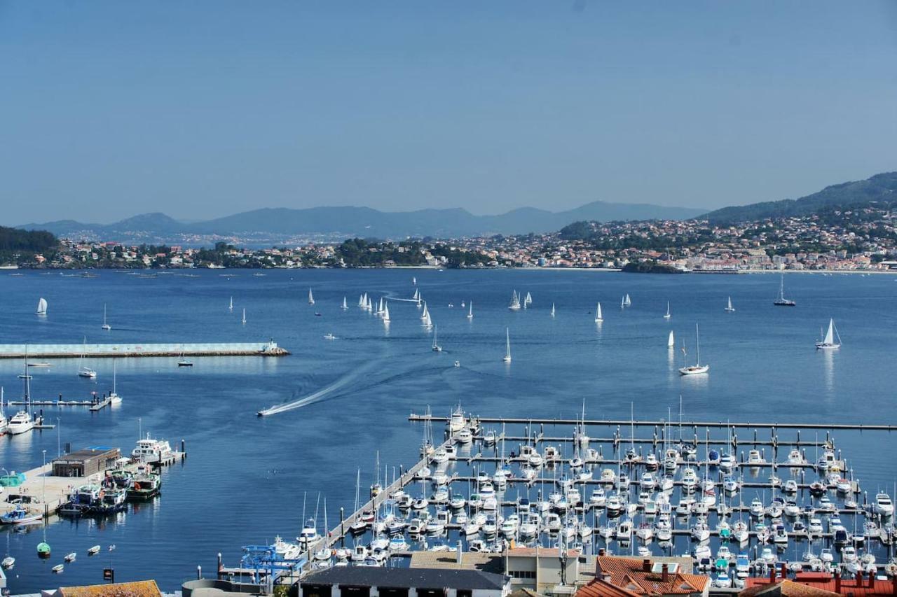 Inmejorables vistas a las islas Cies Baiona Exterior foto